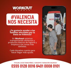 Emsal y Workout se unen para apoyar a Torrent tras la DANA de Valencia Emsal y Workout se unen para apoyar a Torrent tras la DANA de Valencia
