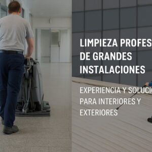 Limpieza Profesional de grandes instalaciones: experiencia y soluciones para interiores y exteriores Limpieza Profesional de grandes instalaciones: experiencia y soluciones para interiores y exteriores