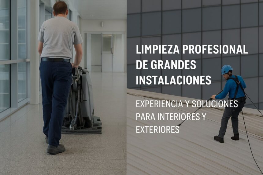 Limpieza Profesional de grandes instalaciones: experiencia y soluciones para interiores y exteriores Limpieza Profesional de grandes instalaciones: experiencia y soluciones para interiores y exteriores